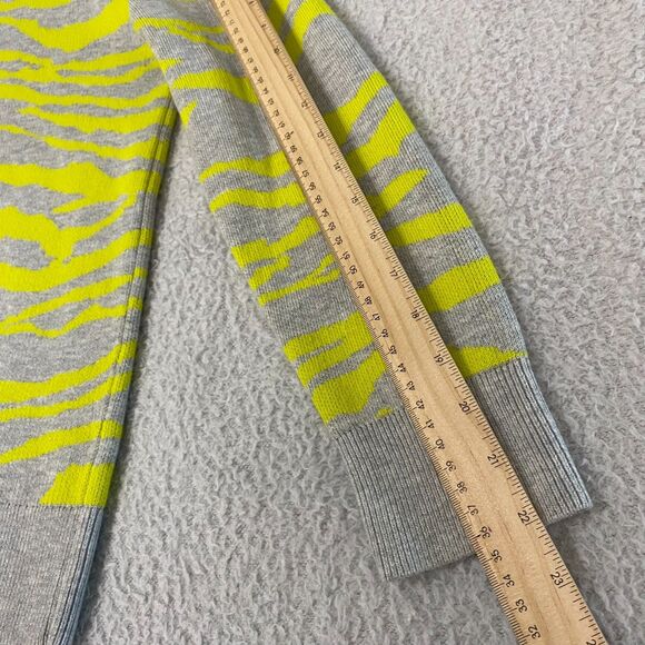 Daily Ritual Womens Zebra Striped Sweater Size M Crew Neck Long Sleeve - Picture 9 of 11
